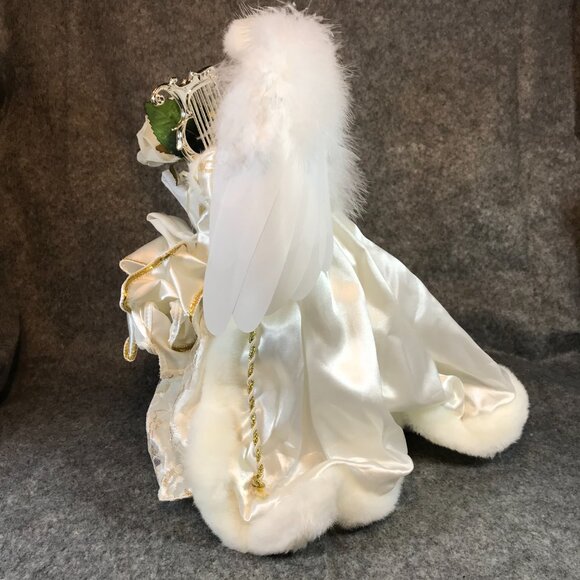 Christmas Angel Tree Topper 16" Ivory Angel JCPenny Home Collection - Picture 6 of 8